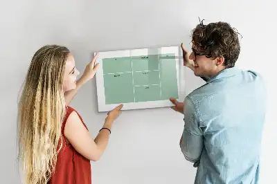Quadro magnético para desenhar organizador de mesa