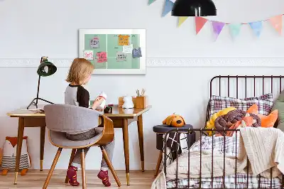 Quadro magnético para desenhar organizador de mesa