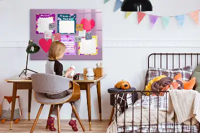 Quadro magnético para desenho modelo notas assustadoras