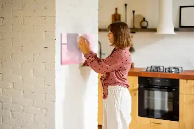 Quadro magnético para escrever estampa de abstração de penas