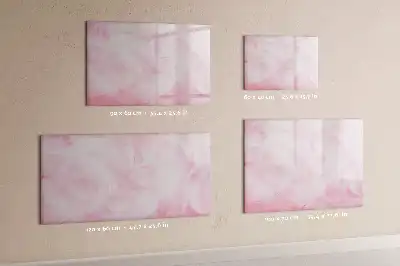 Quadro magnético para escrever estampa de abstração de penas