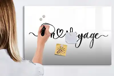 Quadro magnético para desenhar com estampa Boa viagem