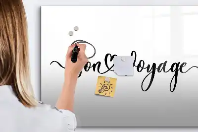Quadro magnético para desenhar com estampa Boa viagem