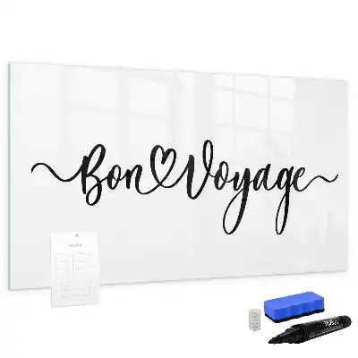 Quadro magnético para desenhar com estampa Boa viagem