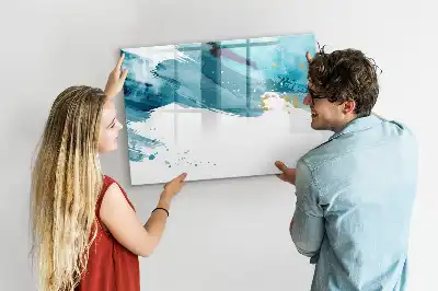 Quadro magnético para desenhar modelo Pinceladas