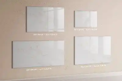 Quadro magnético para escrita com acabamento em mármore elegante
