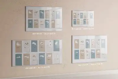 Quadro magnético para desenhar estampa de gatos