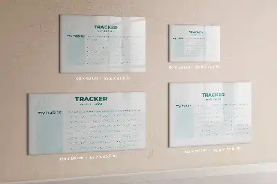 Quadro magnético para organização de hábitos planner para escrita