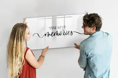 Quadro magnético para desenho modelo Memórias