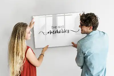 Quadro magnético para desenho modelo Memórias