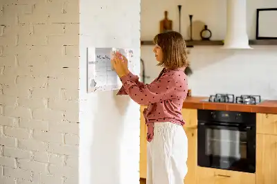 Planner mensal magnético para escrever