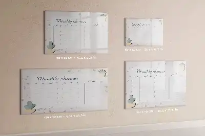 Planner mensal magnético para escrever