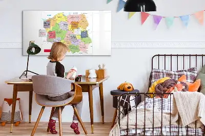 Quadro magnético para desenhar mapa da Polônia