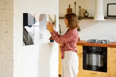 Quadro magnético para escrever estampa abstração de pontos