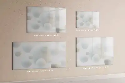Quadro magnético para desenhar estampa de abstração de esfera