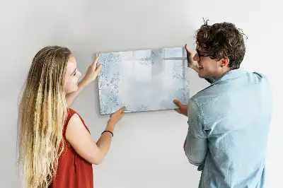 Quadro magnético para escrita modelo de esboço de planta