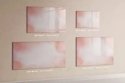 Quadro magnético para desenho na cor mármore rosa