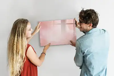 Quadro magnético para desenho na cor mármore rosa