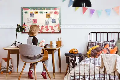 Planner semanal infantil quadro magnético para escrever
