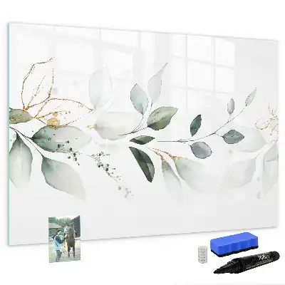 Quadro magnético para escrever lista abstrata
