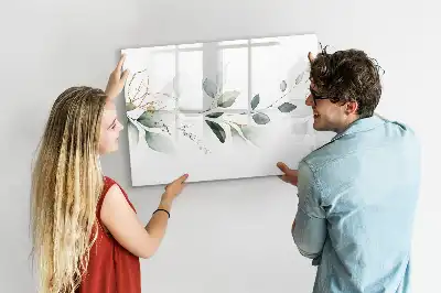 Quadro magnético para escrever lista abstrata