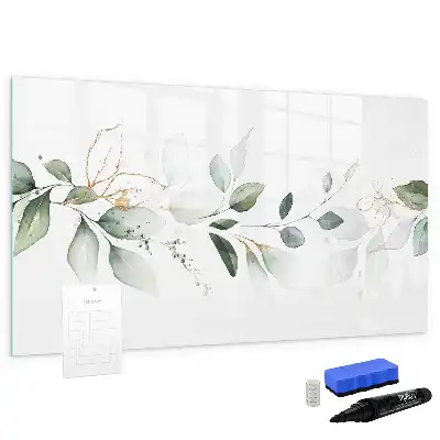 Quadro magnético para escrever lista abstrata