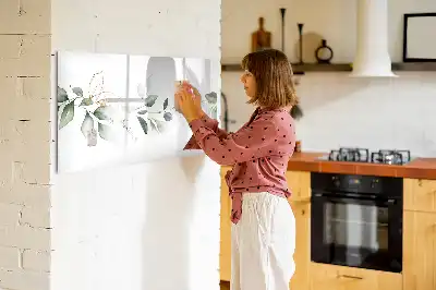 Quadro magnético para escrever lista abstrata