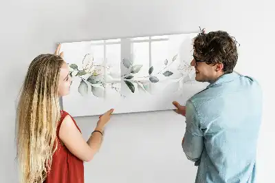 Quadro magnético para escrever lista abstrata