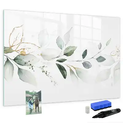 Quadro magnético para escrever lista abstrata