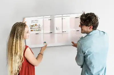 Planner semanal quadro magnético para desenhar