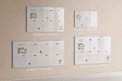 Planner semanal quadro magnético para desenhar