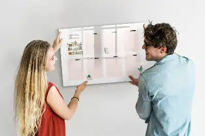 Planner semanal quadro magnético para desenhar