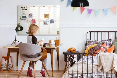 Quadro magnético para desenho planner semanal