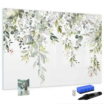 Quadro magnético para desenhar estampa natureza em flor
