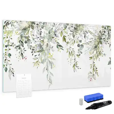 Quadro magnético para desenhar estampa natureza em flor