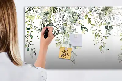 Quadro magnético para desenhar estampa natureza em flor