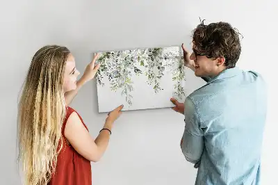 Quadro magnético para desenhar estampa natureza em flor