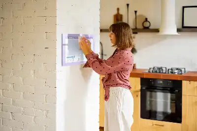 Quadro magnético para escrever planner anual na cor rosa