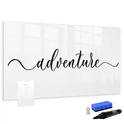 Quadro magnético para escrever modelo Texto Aventura
