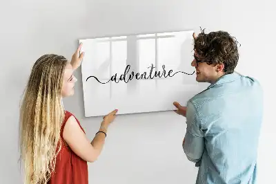Quadro magnético para escrever modelo Texto Aventura