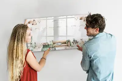 Quadro magnético para desenho planner fofo