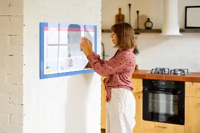 Quadro para desenhar magnético planner mensal