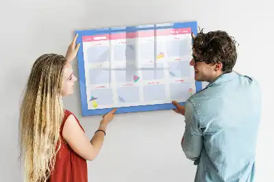 Quadro para desenhar magnético planner mensal