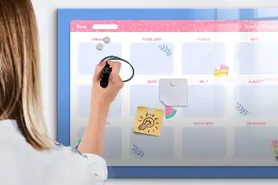 Quadro para desenhar magnético planner mensal