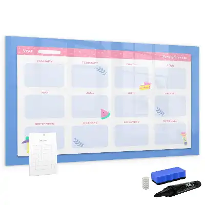 Quadro para desenhar magnético planner mensal
