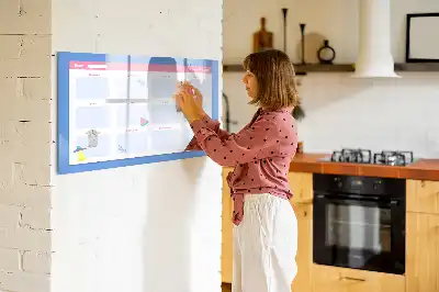 Quadro para desenhar magnético planner mensal