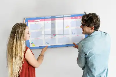 Quadro para desenhar magnético planner mensal