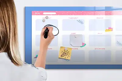 Quadro para desenhar magnético planner mensal