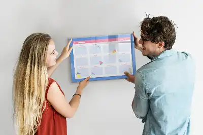 Quadro para desenhar magnético planner mensal