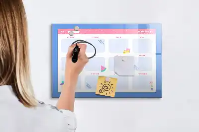 Quadro para desenhar magnético planner mensal